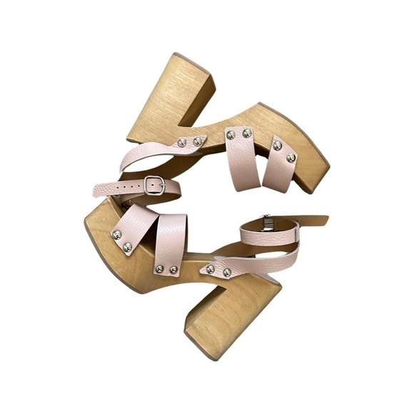 Sam Edelman Angela Platform Heel Beige Leather LIKE NEW!! - Picture 7 of 8